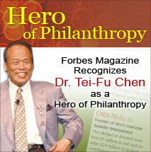 Forbes Magazine Cover with Dr. Chen